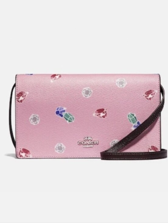 Coach Handbags - New Disney x Coach Hayden Foldover Crossbody Clutch Gem Snow White Seven Dwarfs
